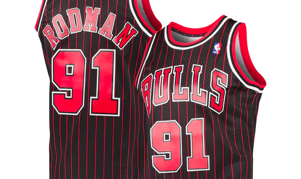 Vintage Adidas Chicago Bulls “Dennis Rodman” Black Jersey