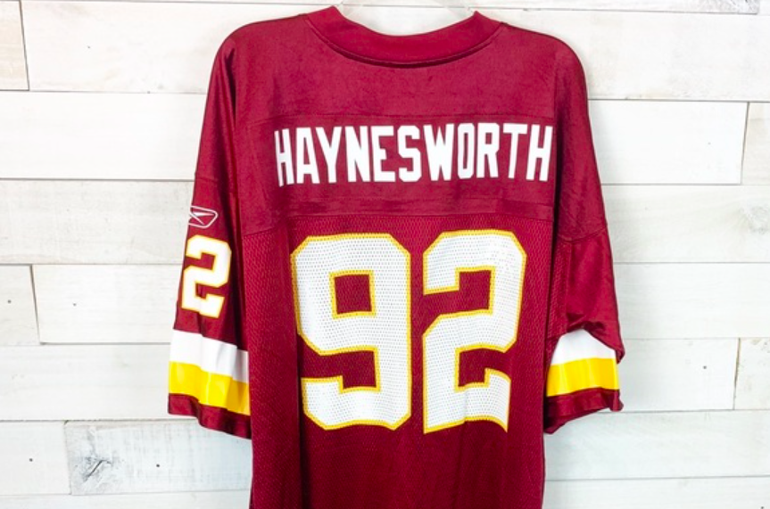 Washington Redskins NFL Reebok #92 Albert Haynesworth Men's White Jersey  Size 46